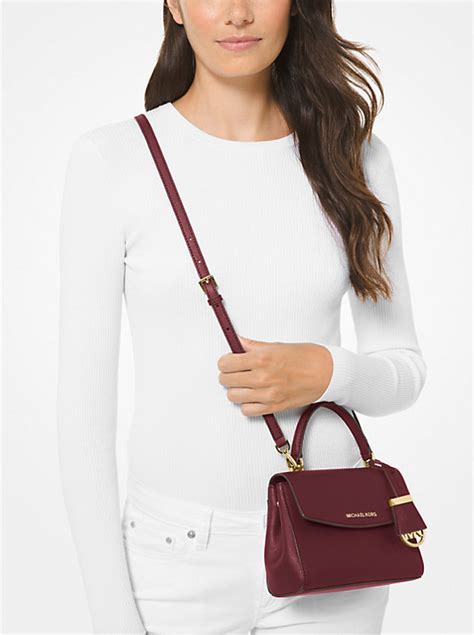 michael kors ava small saffiano leather satchel blossom|Ava Extra.